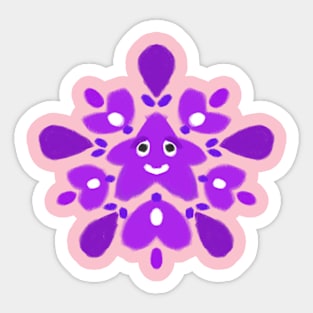 StarBurst Purple Sticker